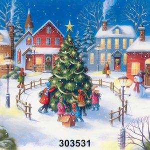 Коледни Providence 33х33см